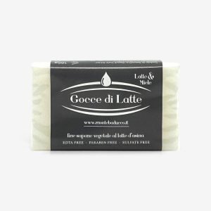 Jabón vegetal de leche de burra - Leche y miel (100 g)