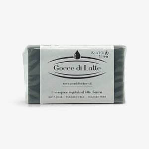 Jabón vegetal de leche de burra - Sándalo y mirra (100 g)