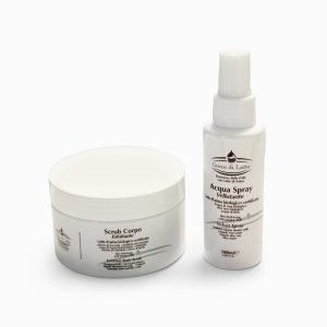 Paquete Corporal: Exfoliante + Agua Hidratante en Spray