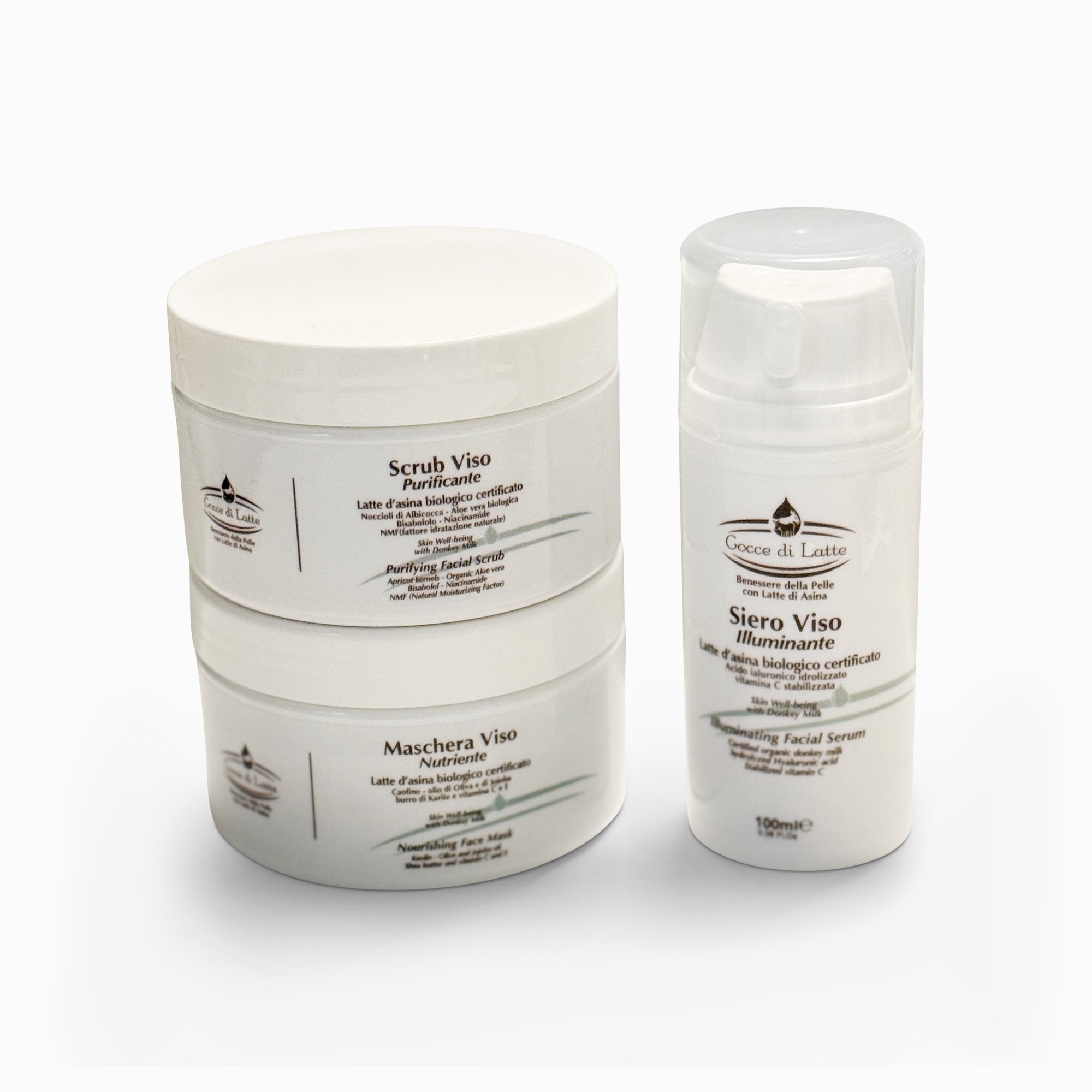 Paquete Rutina de Belleza Facial: Exfoliante + Mascarilla + Sérum Iluminador
